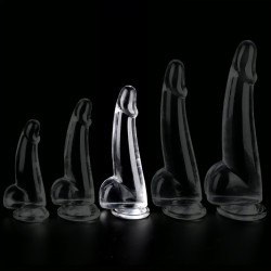 ClearlyHorny Gode transparent Clear Dong L 14 x 4.5cm